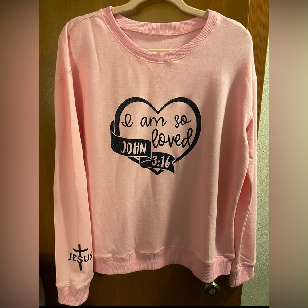 I’m so loved John 3:16 sweater shirt